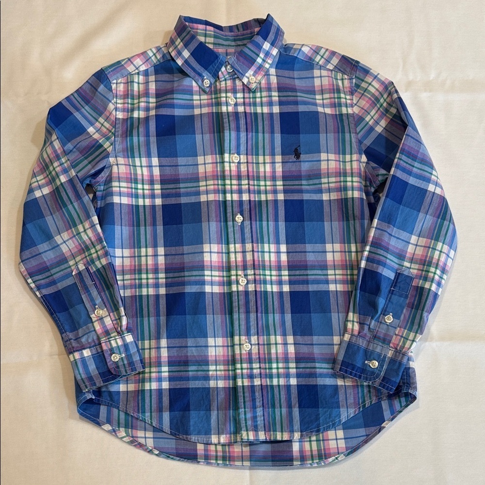 Polo by Ralph Lauren Boys Multicolor Plaid Shirt